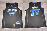 Mavericks 77 Luka Doncic Black Nike 2023-24 City Edition Swingman Jersey,baseball caps,new era cap wholesale,wholesale hats